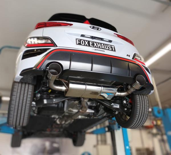 Fox passend für Hyundai Kona N Endschalldämpfer quer Ausgang rechts/links - 1x130 Typ 14 rechts/links HY210043-097