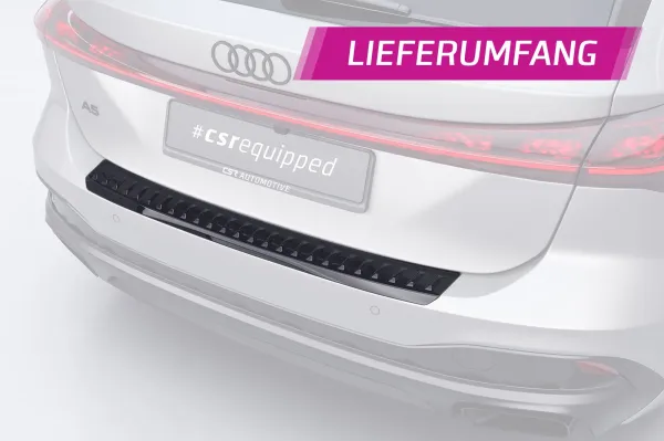 CSR Ladekantenschutz für Audi A5 / S5 B10 (Typ FU) LKS065-G Glossy schwarz Hochglanz (keine Lackierung erforderlich)