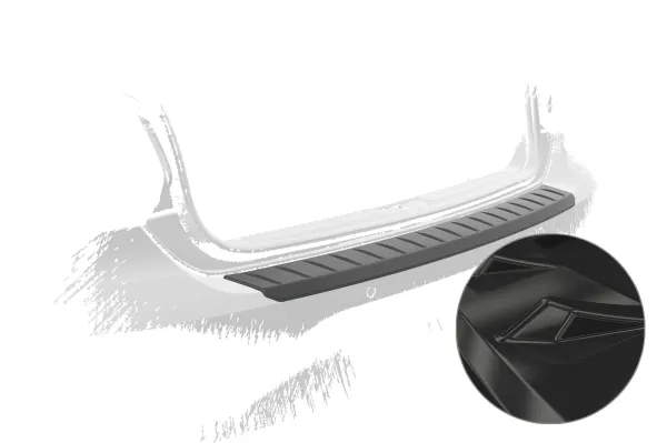 CSR Ladekantenschutz für VW Polo 5 (Typ 6R/6C) LKS015-G Glossy schwarz Hochglanz (keine Lackierung erforderlich)