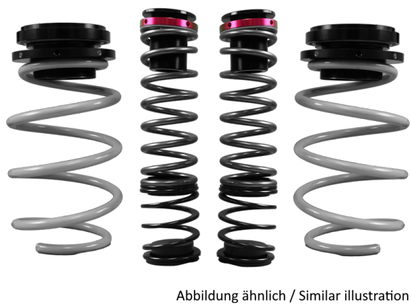 LOWTEC GewindeFedern Kit VA+HA für CUPRA Ateca 4Drive 5FP 2,0 (16-) – Tieferlegung VA 20-50 / HA 20-50 mm – Art.-Nr. 09010G