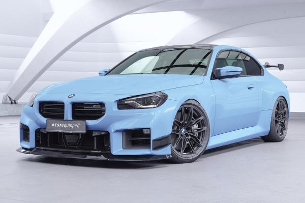 CSR Performance Flaps mit ABE für BMW M2 G87 Coupe FP041-G Glossy schwarz Hochglanz (keine Lackierung erforderlich)