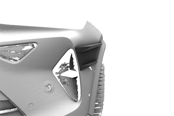 CSR Performance Flaps mit ABE für Cupra Formentor FP045-S strukturiert schwarz matt (keine Lackierung erforderlich)