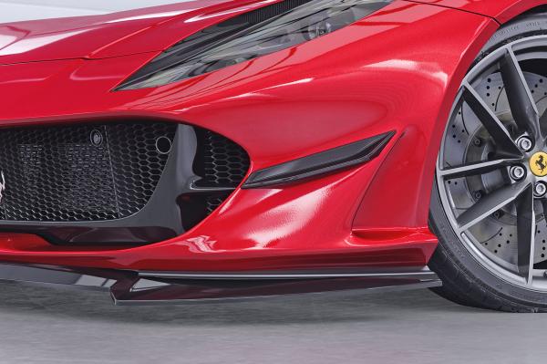CSR Performance Flaps mit ABE für Ferrari 812 Superfast / GTS FP043-G Glossy schwarz Hochglanz (keine Lackierung erforderlich)