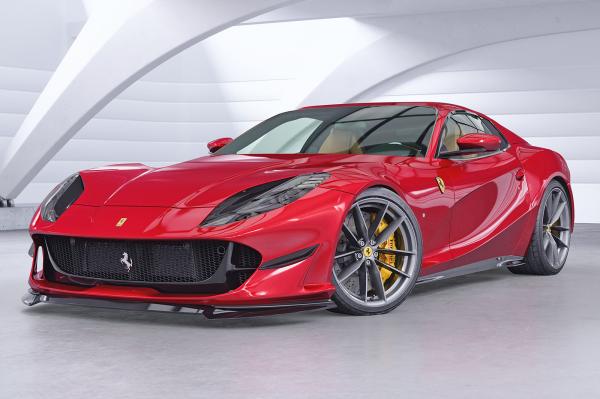 CSR Performance Flaps mit ABE für Ferrari 812 Superfast / GTS FP043-S strukturiert schwarz matt (keine Lackierung erforderlich)