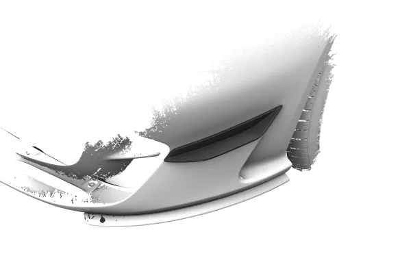 CSR Performance Flaps mit ABE für Ferrari 812 Superfast / GTS FP043-S strukturiert schwarz matt (keine Lackierung erforderlich)