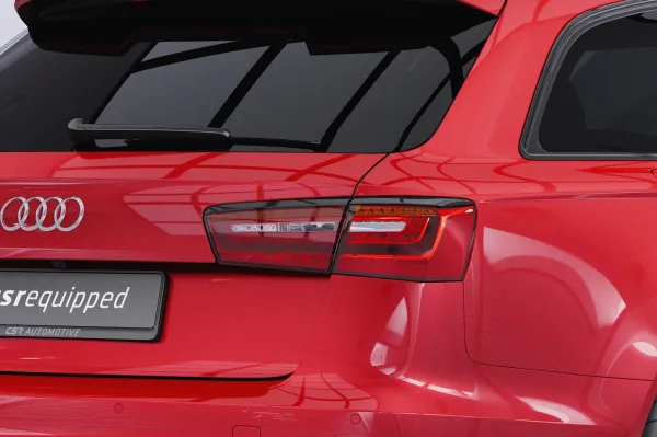 CSR Rücklichtblenden für Audi A6 C7 (Typ 4G) Avant RB018-L Lackierung erforderlich (unlackiert roh)