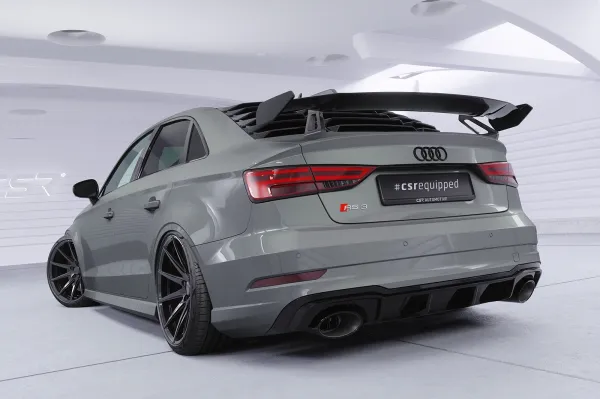 CSR Schwanenhals Heckflügel für Audi A3 / S3  / RS3 (8V) Limousine SHF005-D01-F