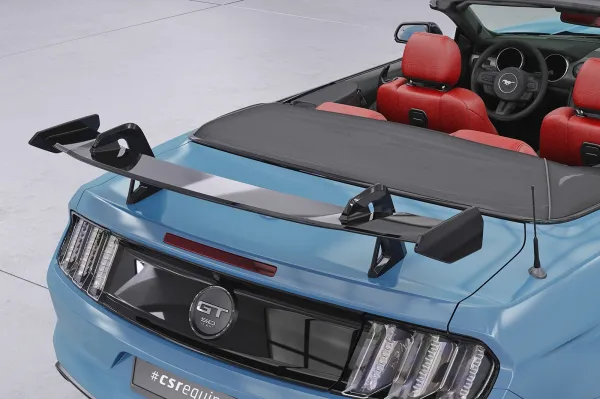 CSR Schwanenhals Heckflügel mit ABE für Ford Mustang MK6 Cabrio SHF047-D01-F