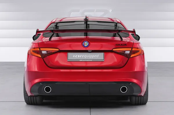 CSR Schwanenhals Heckflügel mit ABE für Alfa Romeo Giulia (Typ 952) SHF035-D01-F