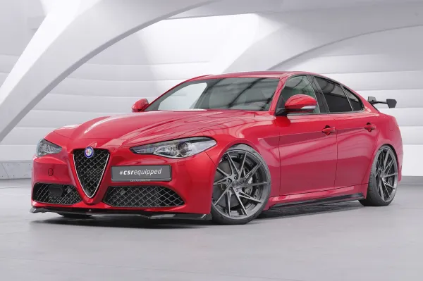 CSR Schwanenhals Heckflügel mit ABE für Alfa Romeo Giulia (Typ 952) SHF035-D01-F