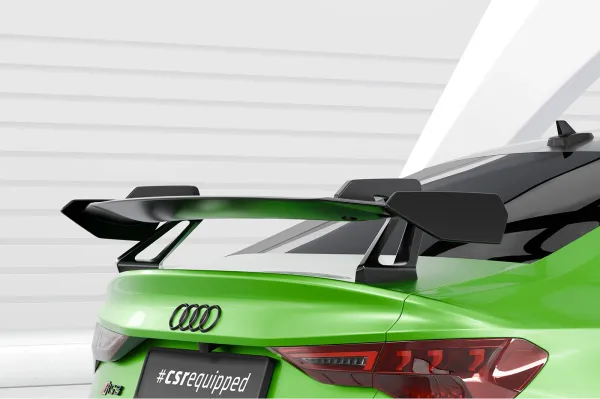 CSR Schwanenhals Heckflügel mit ABE für Audi A3 / S3 / RS3 (8Y) Limousine SHF057-D01-F