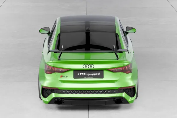 CSR Schwanenhals Heckflügel mit ABE für Audi A3 / S3 / RS3 (8Y) Limousine SHF057-D01-F