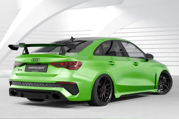 CSR Schwanenhals Heckflügel mit ABE für Audi A3 / S3 / RS3 (8Y) Limousine SHF057-D02-F