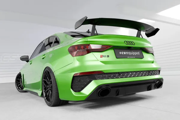 CSR Schwanenhals Heckflügel mit ABE für Audi A3 / S3 / RS3 (8Y) Limousine SHF057-D02-F