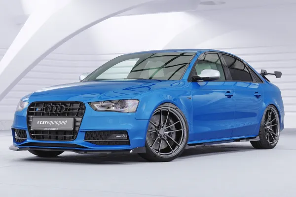 CSR Schwanenhals Heckflügel mit ABE für Audi A4 / S4 B8 (Typ 8K) Limousine SHF041-D01-F
