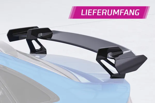 CSR Schwanenhals Heckflügel mit ABE für Audi A4 / S4 B8 (Typ 8K) Limousine SHF041-D01-F