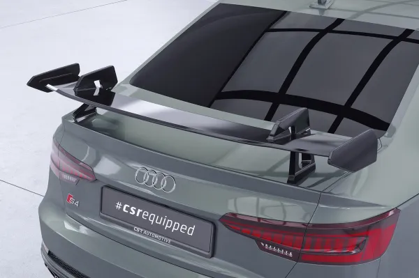 CSR Schwanenhals Heckflügel mit ABE für Audi A4 / S4 B9 (Typ 8W) Limousine SHF044-D01-F