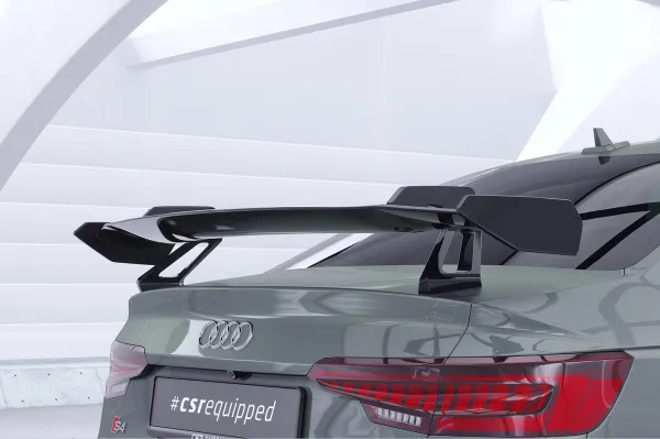 CSR Schwanenhals Heckflügel mit ABE für Audi A4 / S4 B9 (Typ 8W) Limousine SHF044-D01-F