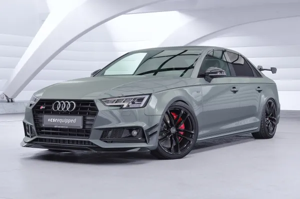 CSR Schwanenhals Heckflügel mit ABE für Audi A4 / S4 B9 (Typ 8W) Limousine SHF044-D01-F