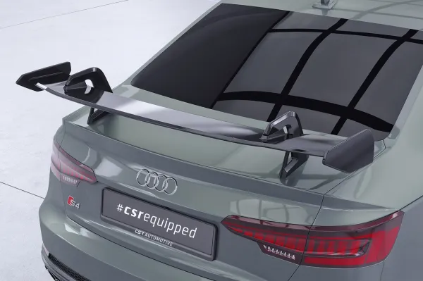 CSR Schwanenhals Heckflügel mit ABE für Audi A4 / S4 B9 (Typ 8W) Limousine SHF044-D02-F
