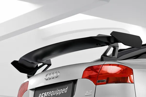 CSR Schwanenhals Heckflügel mit ABE für Audi A4 / S4 / RS4 B7 (Typ 8E) / Seat Exeo Limousine SHF010-D01-F