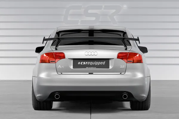 CSR Schwanenhals Heckflügel mit ABE für Audi A4 / S4 / RS4 B7 (Typ 8E) / Seat Exeo Limousine SHF010-D01-F