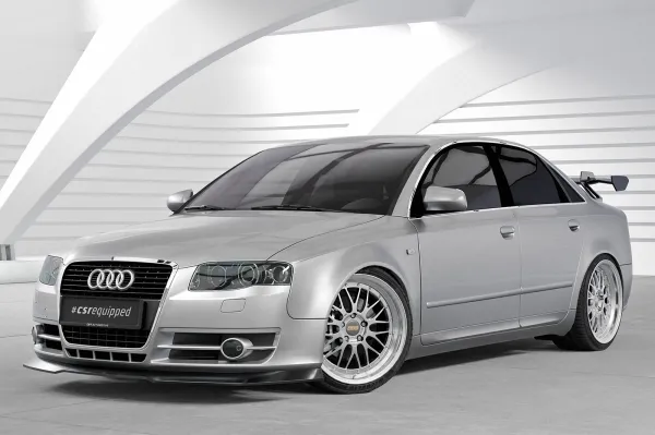 CSR Schwanenhals Heckflügel mit ABE für Audi A4 / S4 / RS4 B7 (Typ 8E) / Seat Exeo Limousine SHF010-D02-F