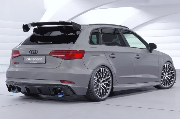 CSR Schwanenhals Heckflügel mit ABE für Audi RS3 (8VA) Sportback SHF080-F01