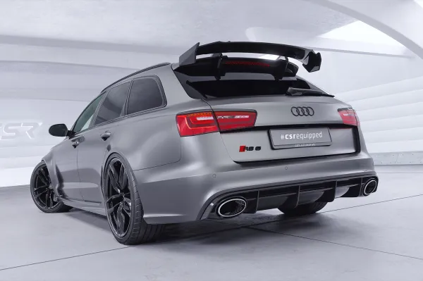 CSR Schwanenhals Heckflügel mit ABE für Audi RS6 (C7) SHF074-F01