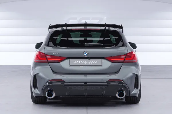 CSR Schwanenhals Heckflügel mit ABE für BMW 1er F40 Basis / M Sport SHF073-F01