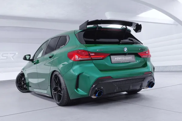 CSR Schwanenhals Heckflügel mit ABE für BMW 1er F40 M135 / M Sportpaket Pro SHF072-F01