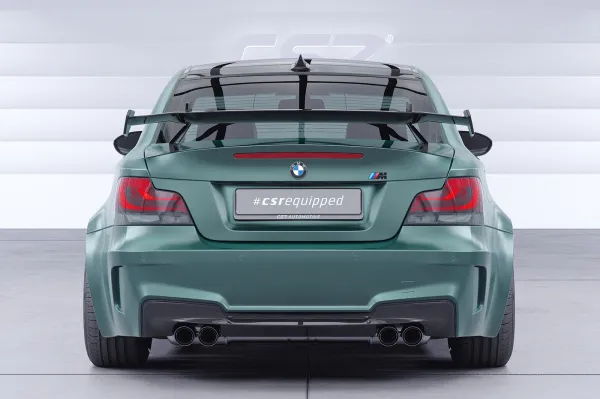 CSR Schwanenhals Heckflügel mit ABE für BMW 1er / M1 E82 Coupe SHF043-D01-F