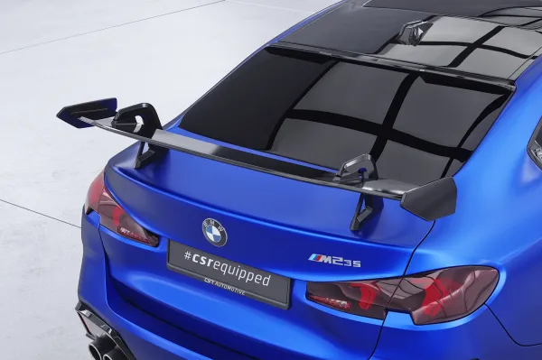 CSR Schwanenhals Heckflügel mit ABE für BMW 2er F74 Gran Coupe SHF026-D02-F