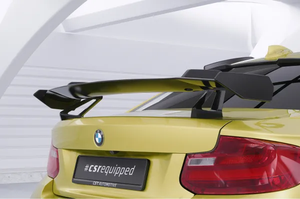 CSR Schwanenhals Heckflügel mit ABE für BMW 2er/M2 F22/F23/F87 Coupe SHF011-D01-F