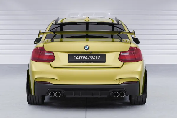 CSR Schwanenhals Heckflügel mit ABE für BMW 2er/M2 F22/F23/F87 Coupe SHF011-D01-F