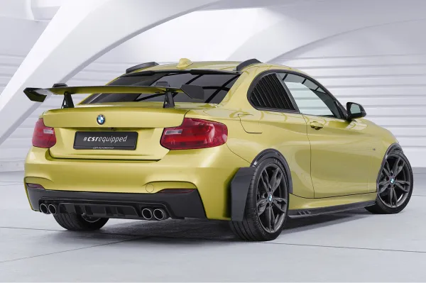 CSR Schwanenhals Heckflügel mit ABE für BMW 2er/M2 F22/F23/F87 Coupe SHF011-D02-F