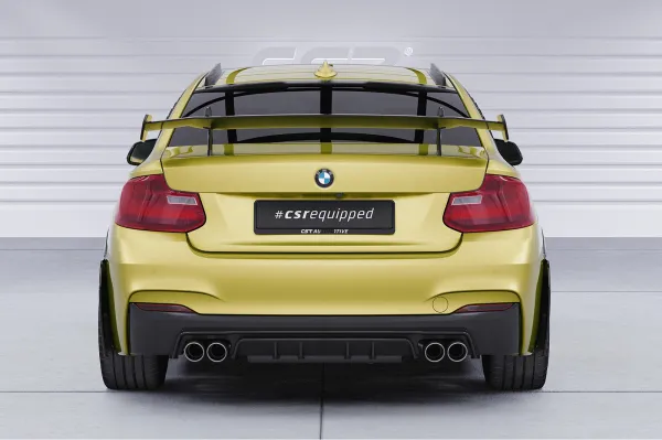 CSR Schwanenhals Heckflügel mit ABE für BMW 2er/M2 F22/F23/F87 Coupe SHF011-D02-F