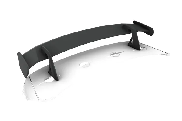 CSR Schwanenhals Heckflügel mit ABE für BMW 3er E46 Coupe SHF038-D02-F