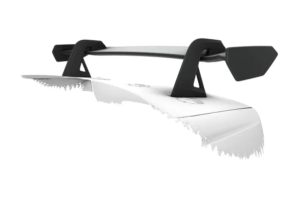 CSR Schwanenhals Heckflügel mit ABE für BMW 3er E46 Coupe SHF038-D02-F