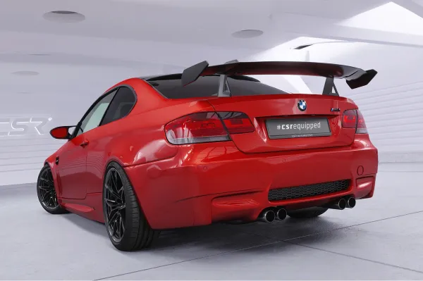 CSR Schwanenhals Heckflügel mit ABE für BMW 3er E92 / M3 E92 Coupe SHF013-D02-F