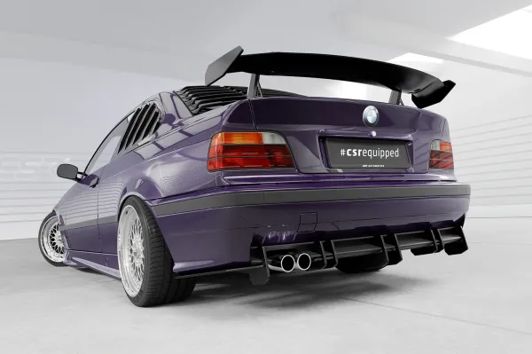 CSR Schwanenhals Heckflügel mit ABE für BMW 3er / M3 E36 Coupe SHF019-D02-F
