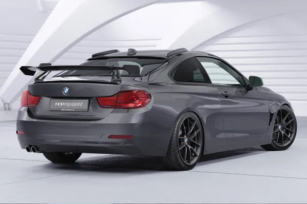 CSR Schwanenhals Heckflügel mit ABE für BMW 4er F32 Coupe SHF015-D01-F