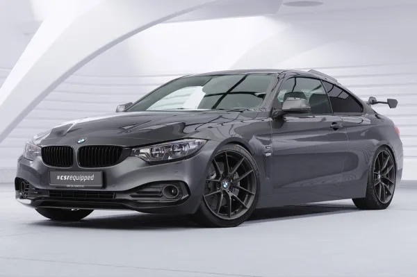 CSR Schwanenhals Heckflügel mit ABE für BMW 4er F32 Coupe SHF015-D01-F