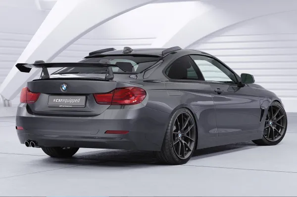 CSR Schwanenhals Heckflügel mit ABE für BMW 4er F32 Coupe SHF015-D02-F