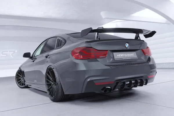 CSR Schwanenhals Heckflügel mit ABE für BMW 4er F36 Gran Coupe SHF027-D02-F