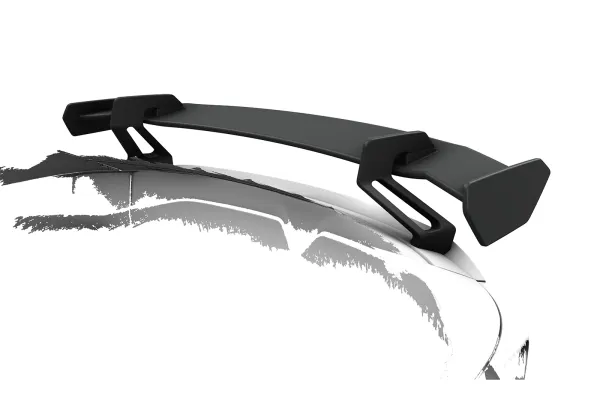 CSR Schwanenhals Heckflügel mit ABE für Cupra Tavascan SHF078-D01-C Carbon Look Hochglanz (keine Lackierung erforderlich)