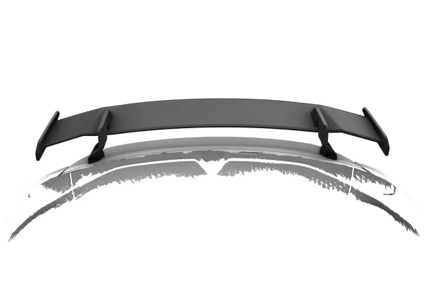 CSR Schwanenhals Heckflügel mit ABE für Cupra Tavascan SHF078-D01-C Carbon Look Hochglanz (keine Lackierung erforderlich)