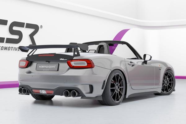 CSR Schwanenhals Heckflügel mit ABE für Fiat 124 Spider SHF037-D01-F
