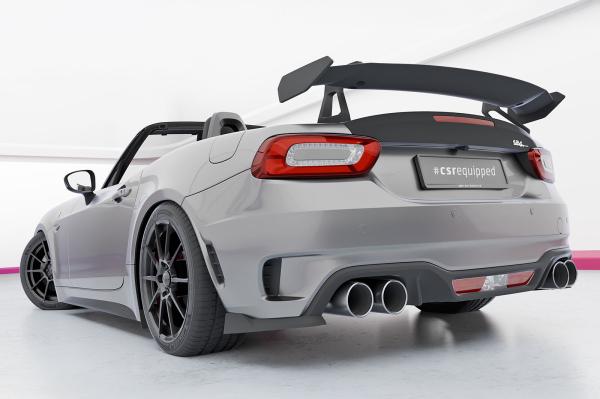 CSR Schwanenhals Heckflügel mit ABE für Fiat 124 Spider SHF037-D01-F