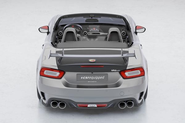 CSR Schwanenhals Heckflügel mit ABE für Fiat 124 Spider SHF037-D01-F